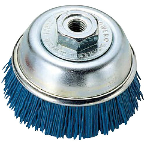 柳瀬 BNC-758 ユニロングリットカップブラシ 75×M10(P1.5)mm グリット #180 加工工具 グラインダー用