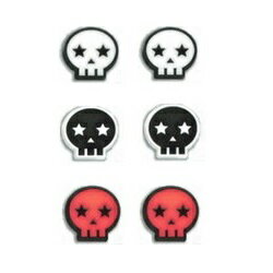 CRUX スポークアクセサリー ドクロ 6個入 バイク