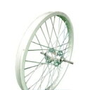 シキシマ 後輪 20×1.75 内装3段ローラー 181.8mm アルミリム 自転車 ホイール