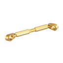 KITACO(キタコ) ハンドルブレイス 619-9010070 汎用(φ22.2ハンドル用) ゴールド バイク ハンドルブレース・クランプ・マウント