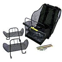 【ポイント最大28.5倍!お買い物マラソン★8/4 20時-8/11 2時】後用 A-2 A2 メッシュチェアハイバック 後 ブラック ショウヨウ ブラック 1セット通販格安セール情報 楽天 通販