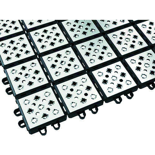 CONDOR(コンドル) 防滑マット ノンスリップ メタルグリップ 本駒 F226 整備・作業用マット・シート