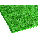 テラモト ユニットターフα グリーン 300x300mm MR0013781 整備マット・シート
