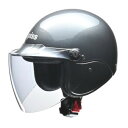 リード工業(LEAD) apiss(アピス) AP-603 セミジェットヘルメット ガンメタリック フリー バイク