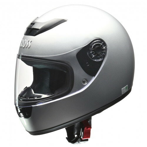 リード工業(LEAD) CROSS CR-715 フルフェイスヘルメット シルバー フリー バイク ヘルメット