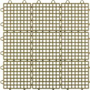 ワタナベ工業 タイル システムスクエアー 30×30cm ブラウン SQ303 整備マット・シート