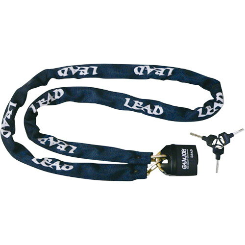リード工業(LEAD) 頑錠くん GD-2506 チェーンロック ブラック バイク