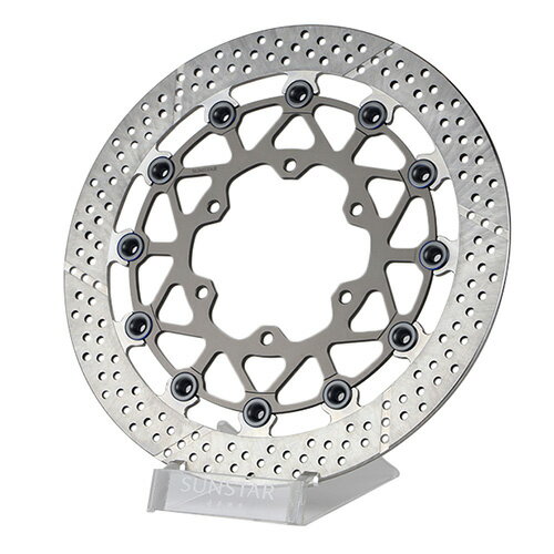 SUNSTAR ワークスエキスパンド フロントディスクローター WTB24RDWR-RD バイク