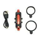 Foglia(フォグリア) LEDライト USB充電型セフティテールライト ブラック 自転車