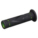 PROGRIP(プログリップ) スーパーバイクグリップ#838 耐震GEL 122mm 貫通 ブラック/グリーン 98155 バイク