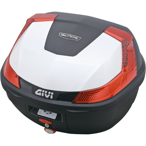 GIVI(ジビ) バイク トップケース・リアボックス B37B912D パールホワイト 78036