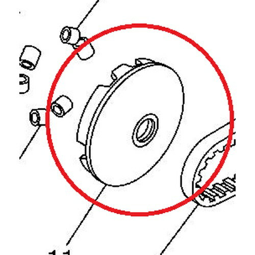 台湾ヤマハ純正 バイク 駆動系 【純正部品】ドライブプーリー 3XY-E7620-01