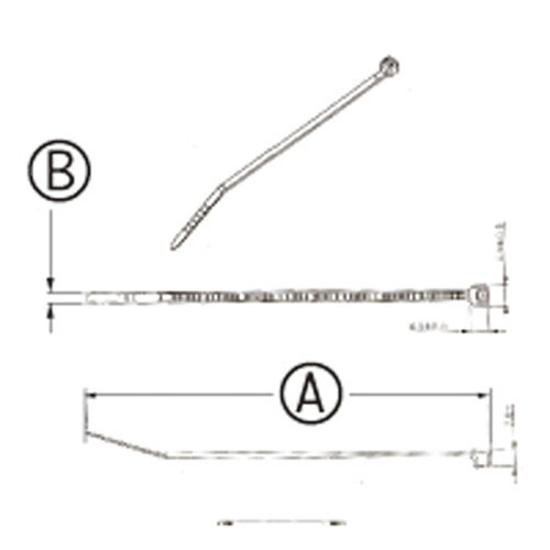 ProTOOLs(プロツールス) バイク タイラップ・結束バンド 結束バンド 100mm×2.5mm ホワイト TOOL418