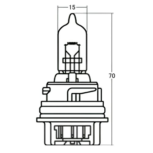 スタンレー(STANLEY) バイク 電球 ヘッドライト球 14-0346 12V40/40W ホンダライブDio系 特殊口金