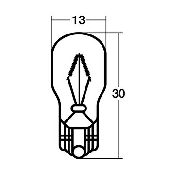 スタンレー(STANLEY) バイク ウィンカー テール球 ウィンカー球 WB001 12V10W
