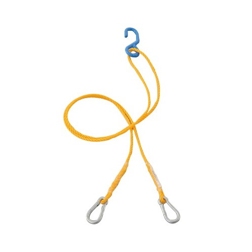 PA-MAN(パーマン) フック付 ロープ タイヤストッパー用 長さ2.07m ポリプロピレン トラック 荷台