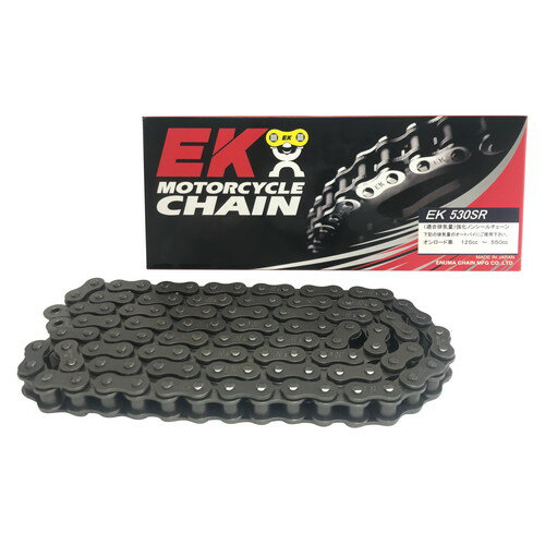 EKチェーン(江沼チェーン) SRシリーズ 530SR-98L スチール SPJ(クリップジョイント) 530SR-98L-SPJ バ..