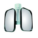 信栄物産(シンエイ) ツインミラー(2面鏡タイプ) 角175×150mm TS-5 ガレージ