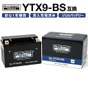 ProSelect(プロセレクト) バイク GL-PTX9-BS ナノ・ジェルバッテリー(YTX9-BS 互換)(ジェルタイプ 液入充電済) PSB107 密閉型MFバッテリー