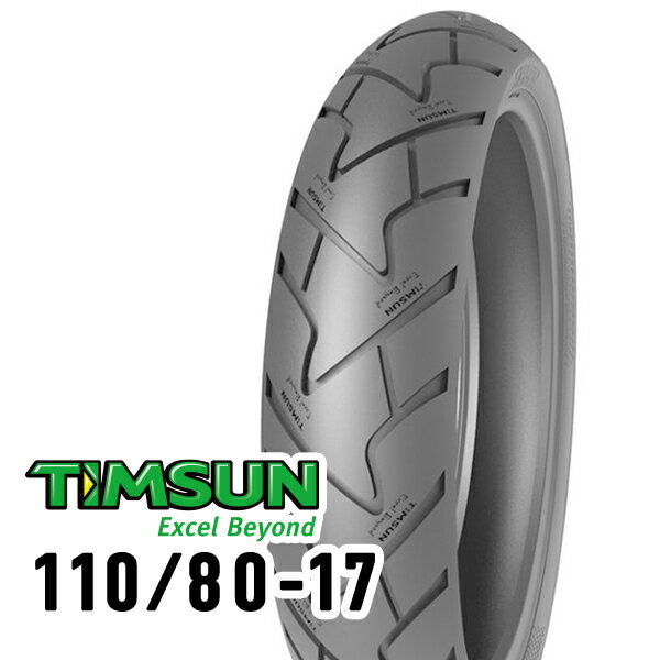 TIMSUN(ティムソン) バイク タイヤ ストリートハイグリップ TS659A 110/80-17 57H TL フロント TS-659A
