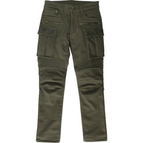 YeLLOWCORN YRP-002 ウォームライディングパンツ カーキ 30インチ バイク