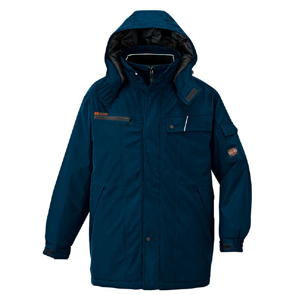 アイトス(AITOZ) AZ-8560 防寒コート ネイビー 4L 作業 安全 保安 作業服