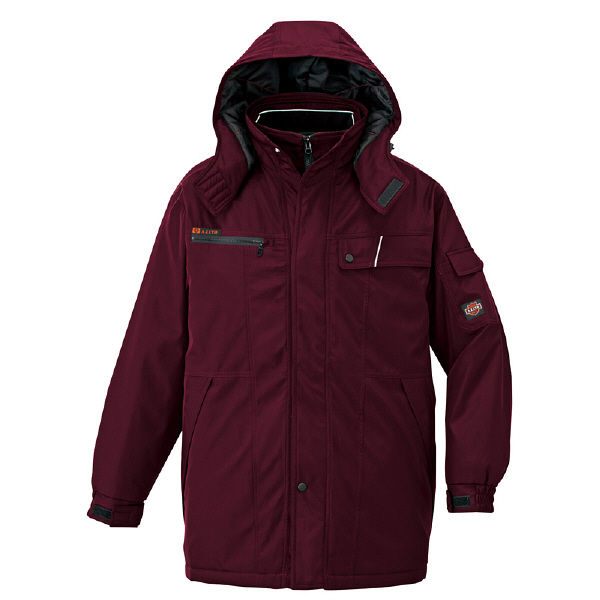 アイトス(AITOZ) AZ-8560 防寒コート ワイン 3L 作業 安全 保安 作業服