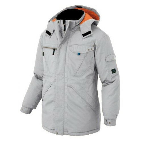 アイトス(AITOZ) AZITO AZ-8570 防寒コート シルバーグレー S 作業 安全 保安 作業服