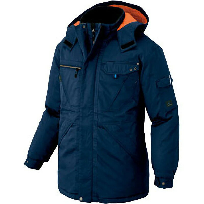 アイトス(AITOZ) AZITO AZ-8570 防寒コート ディープネイビー 5L 作業 安全 保安 作業服