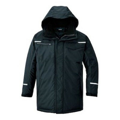 アイトス(AITOZ) TULTEX AZ-9365 制電防寒コート ブラック M 作業 安全 保安 作業服