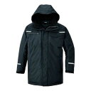 アイトス(AITOZ) TULTEX AZ-9365 制電防寒コート ブラック 5L 作業 安全 保安 作業服