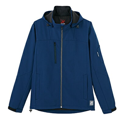 アイトス(AITOZ) TULTEX AZ-10312 裏フリース防風ジャケット ネイビー L 作業 安全 保安 作業服