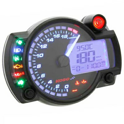 KOSO(コーソー) RX2Nプラス LCDマルチメーター バックライト8色 0-20000rpm KS-RX2N-B8 バイク