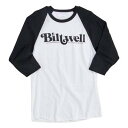 Biltwell(ビルトウェル) バイク アパレル HIGH-PERF ラグランTシャツ ブラック/ホワイト XXL 8103-079-006