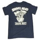 TRASHDEPT(トラッシュデポ) オリジナルTシャツ ショベルヘッド XXL バイク アンダー・インナーウェア(2)
