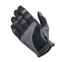 Biltwell(ビルトウェル) モトグローブ グレー/ブラック XS 1501-1101-001 バイク(2)