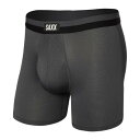 SAXX(サックス) SPORT MESH ボクサーブリーフ 前開き グレー L SXBB12F バイク アンダー・インナーウェア(2)