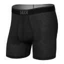 SAXX(サックス) QUEST ボクサーブリーフ 前開き ブラック S SXBB70F バイク アンダー・インナーウェア(2)