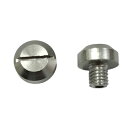 エナジープライス ミラーホールカバーキャップ 8mm 正ネジセット シルバー バイク ミラーアダプター・ホルダー