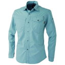 HOP-SCOT(ホップスコット) つなぎ・作業着 綿100%長袖シャツ ブルーグレー 3L 770021