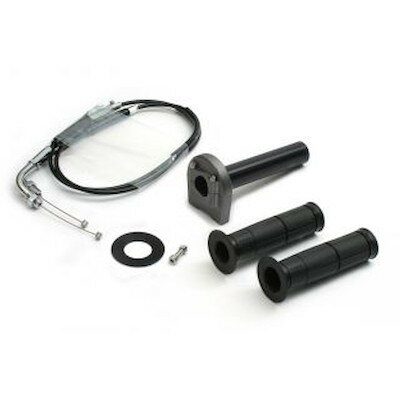ACTIVE 車種別スロットルキット TYPE-3 巻取φ40/メッキ金具 ガンメタ 749/999(R/S)/FZ-1/FZ-1 FAZER 1067104 バイク(2)
