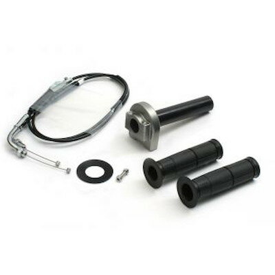 ACTIVE(アクティブ) 車種別スロットルキット TYPE-1 巻取φ42/メッキ金具 ガンメタ YZF-R1(04-06) 1068761 バイク