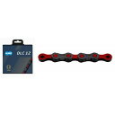 KMC(ケーエムシー) DLC12 12スピード チェーン レッド 126L KMC-DLC12-RED 自転車 チェーン本体