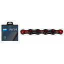 KMC(ケーエムシー) DLC10 10スピードチェーン レッド 116L KMC-DLC10-RED 自転車 チェーン本体