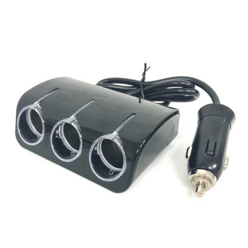 BRIDGE(ブリッジ) 増設・3連ソケット(DC12V) PC-061 自動車 シガーソケット・DCアクセサリー