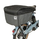 MARUTO(マルト) 2段式 バスケットカバー Step! 後ろ用 杢ブラック D-2R-PMK 自転車