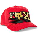 FOX RACING(フォックスレーシング) バーム スナップバックハット フレイムレッド Fサイズ C7007 バイク アパレル