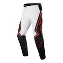 alpinestars(アルパインスターズ) テックスター アキュメン パンツ ホワイト/ブラック/レッド 32インチ C8612 バイク オフロードバイクウェ...