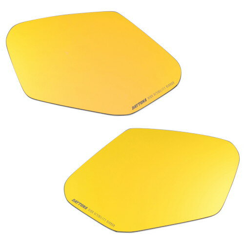 DAYTONA(デイトナ) 貼り付けタイプミラー ハイビジ HONDA1 ゴールド 29719 バイク