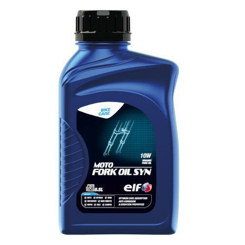 elf(Gt) oCN tH[NIC ELF MOTO FORK OIL SYN 10W 0.5L 213966